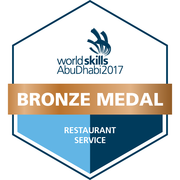 WorldSkills Abu Dhabi 2017 Bronze Medallist Restaurant Service Credly
