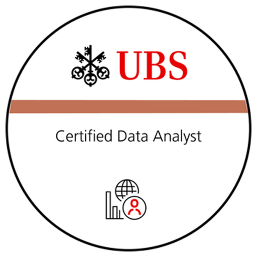 UBS Certified Data Analyst - Credly