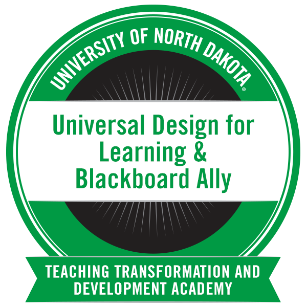 Universal Design for Learning & Blackboard Ally