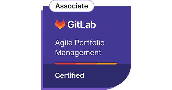 GitLab Certified Agile Portfolio Management Associate - Credly