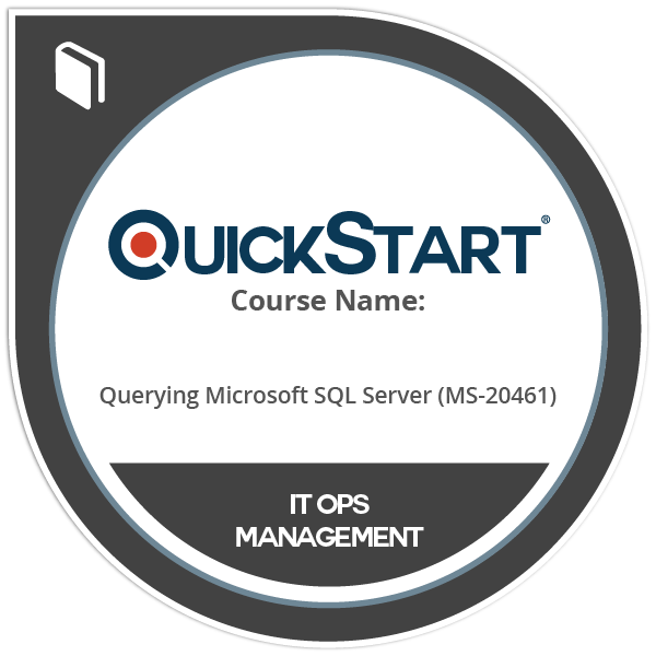 Querying Microsoft SQL Server (MS-20461) - Credly