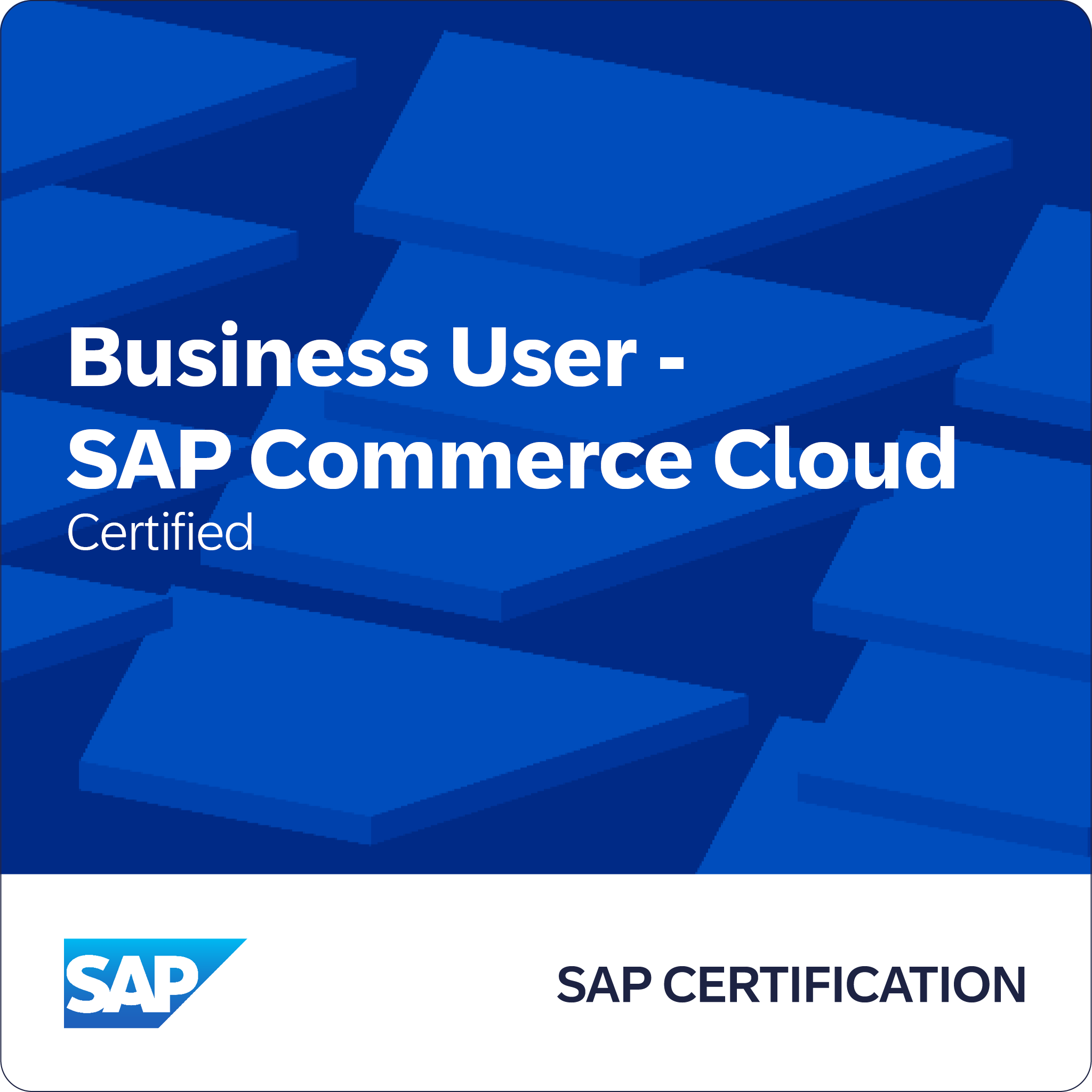 SAP Certified - Business User - SAP Commerce Cloud