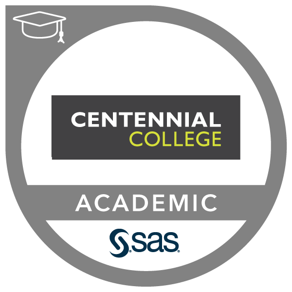 SAS - Centennial College Academic Specialization in Marketing Research and Analytics