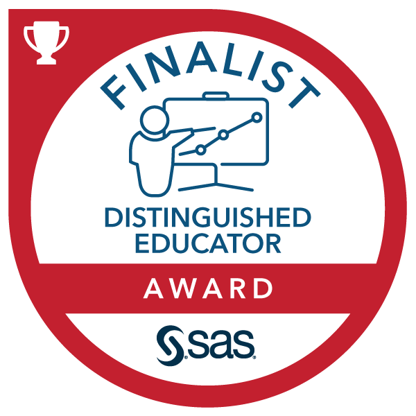 2021 SASGF Distinguished Educator Award Finalist