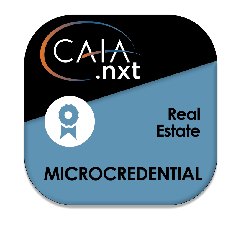 CAIA.nxt™ Real Estate Microcredential