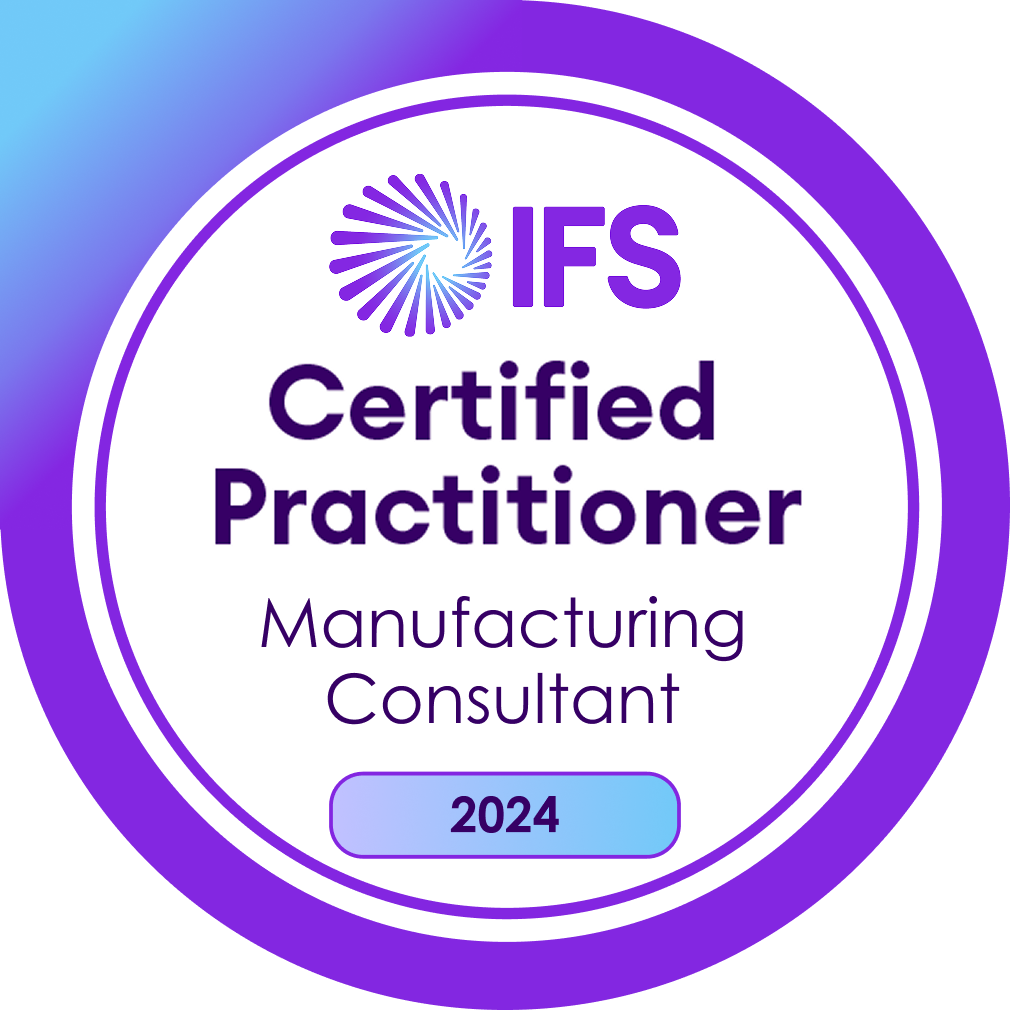 IFS Certified Practitioner - Manufacturing Consultant (IFS Cloud) - 2024