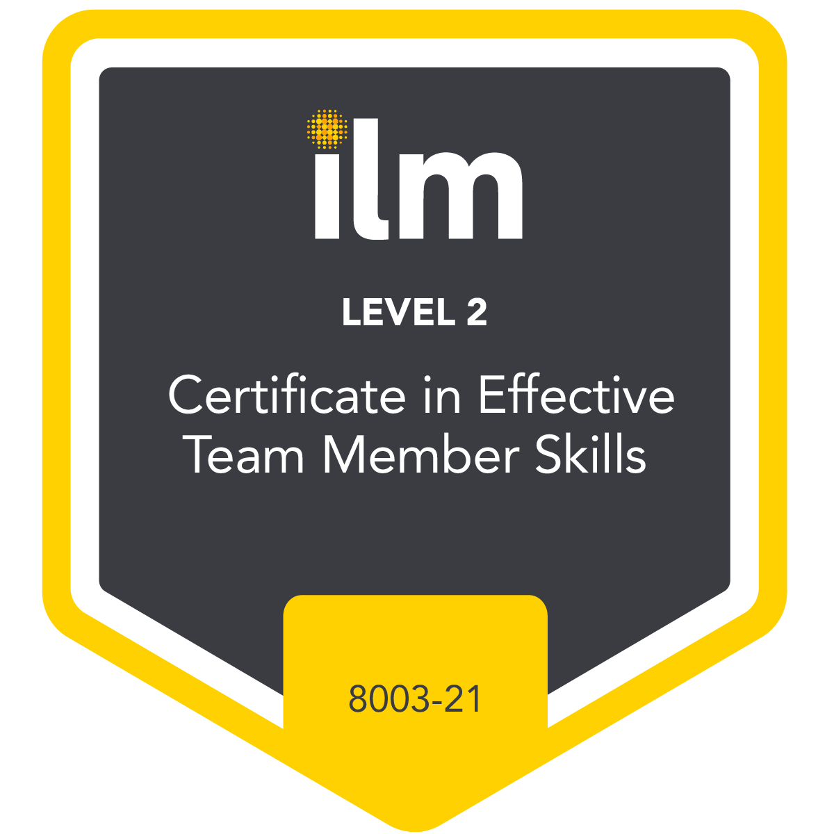 Level 2 Certificate In Effective Team Member Skills 8003 21 Credly