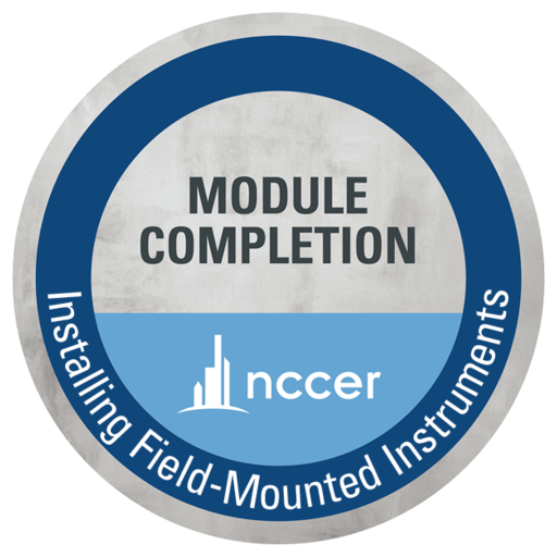 NCCER Installing Field-Mounted Instruments (12213) - Credly