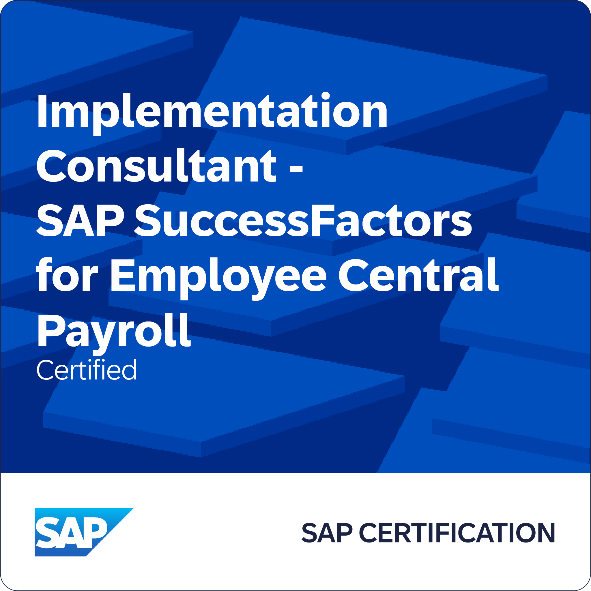 SAP Certified - Implementation Consultant - SAP SuccessFactors for Employee Central Payroll