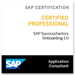 SAP Certified Professional Application Consultant for SAP SuccessFactors Onboarding 1.0