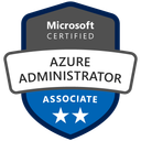 Microsoft Certified: Azure Administrator Associate logo
