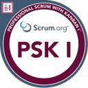 Professional Scrum with Kanban I (PSK I) badge