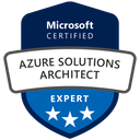 Microsoft Certified: Azure Solutions Architect Expert logo