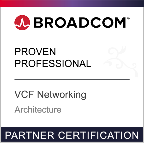 Broadcom Partner Certification - Proven Professional - VCF Networking - Architecture