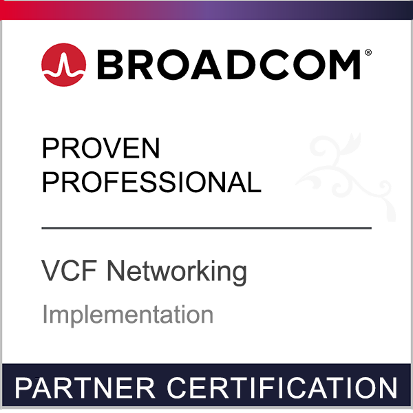 Broadcom Partner Certification - Proven Professional - VCF Networking - Implementation