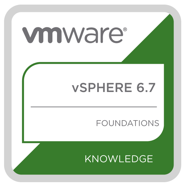 VMware vSphere 6.7 Foundations