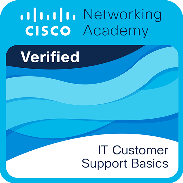 IT Customer Support Basics badge