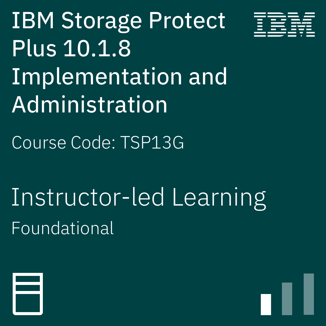 IBM Storage Protect Plus 10.1.8 Implementation and Administration