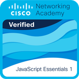 Credly JavaScript Essentials 1 Badge