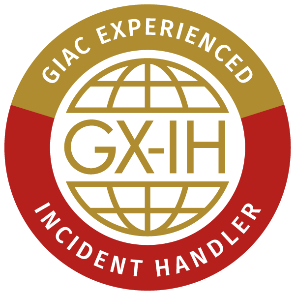 GIAC Experienced Incident Handler Certification (GX-IH)
