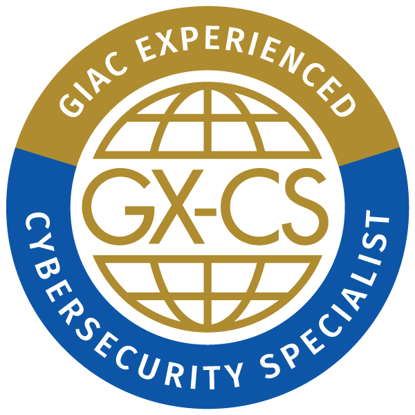 GIAC Experienced Cybersecurity Specialist Certification (GX-CS)