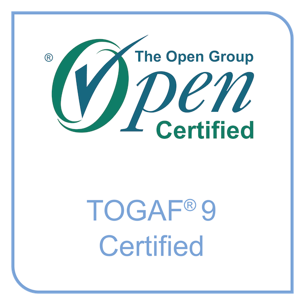 TOGAF 9 Certified badge