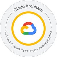 Google Cloud Professional Cloud Architect badge