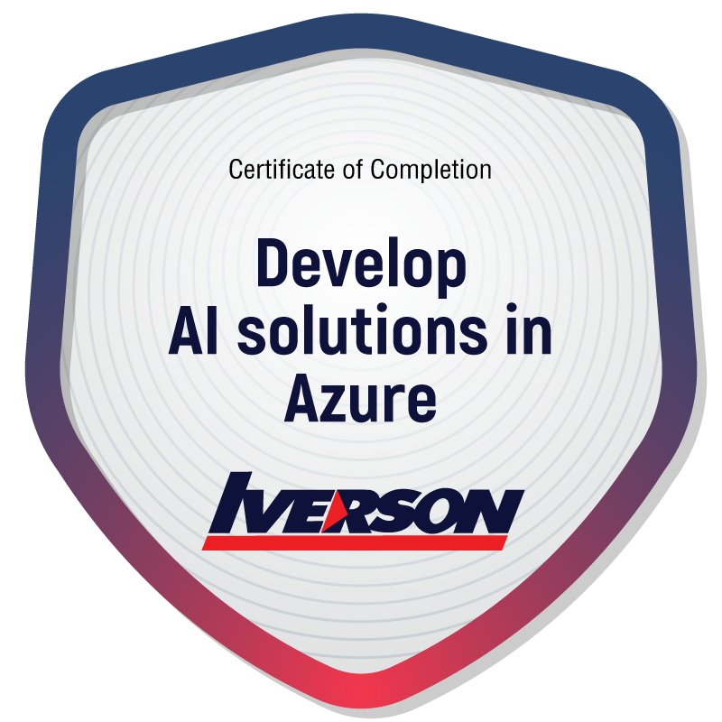 Develop AI solutions in Azure badge