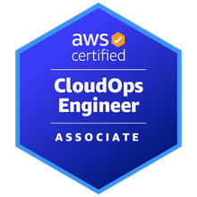 AWS CloudOps Engineer — Associate certification badge