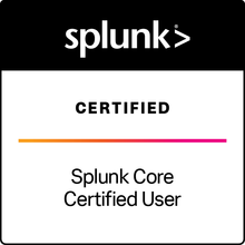 Splunk Core Certified User badge