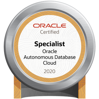 Oracle Autonomous Database Cloud Specialist badge