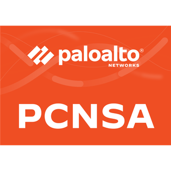 Palo Alto Networks Certified Network Security Administrator badge image. Certification. Intermediate level. Issued by Palo Alto Networks