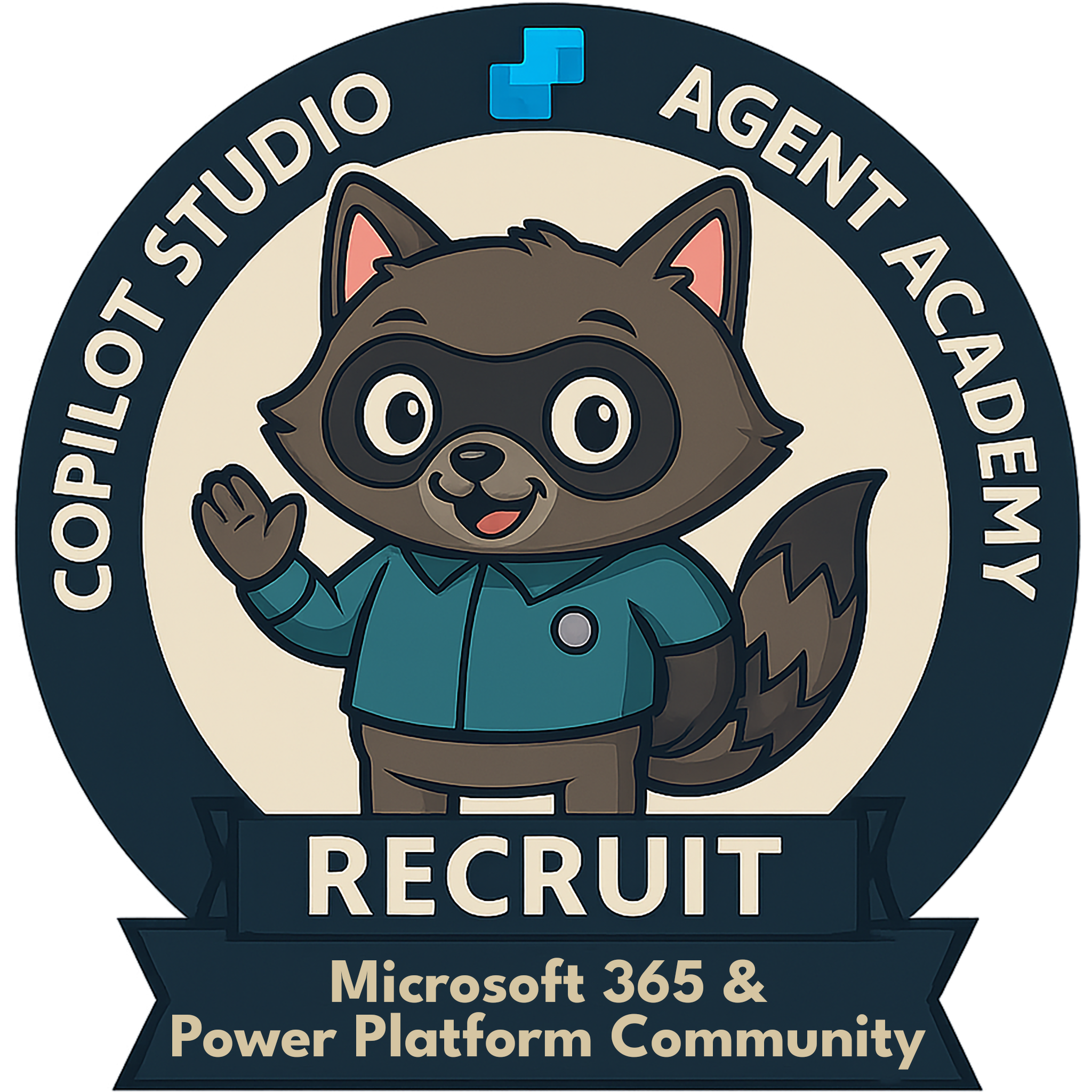 Recruit - Copilot Studio Agent Academy badge
