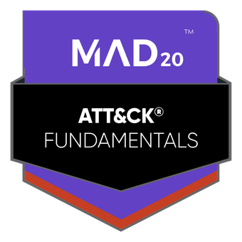 MITRE ATT&CK Fundamentals (MAD20) badge
