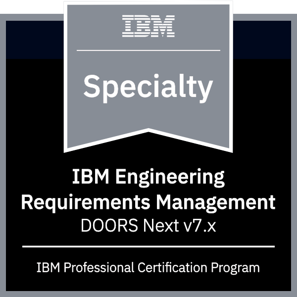 IBM Engineering Requirements Management DOORS Next v7.x Specialty