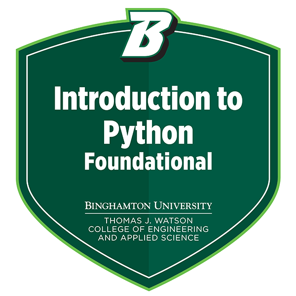 Introduction to Python Programming - Credly
