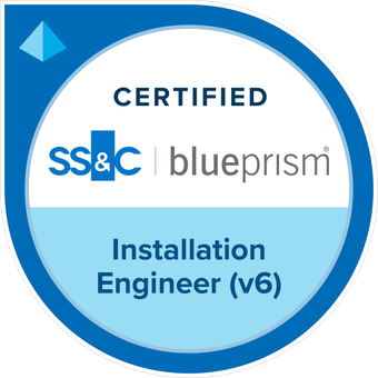 Blue Prism Certified Installation Engineer (Version 6) Credly