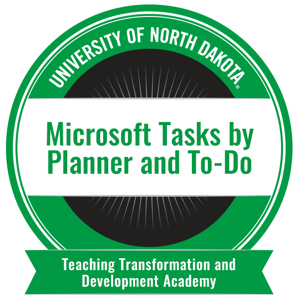 Microsoft Tasks by Planner and ToDo Credly