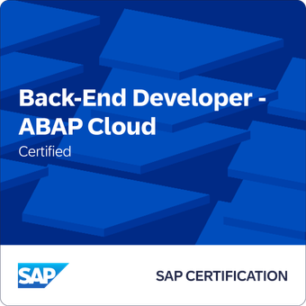SAP Certified - Back-End Developer - ABAP Cloud
