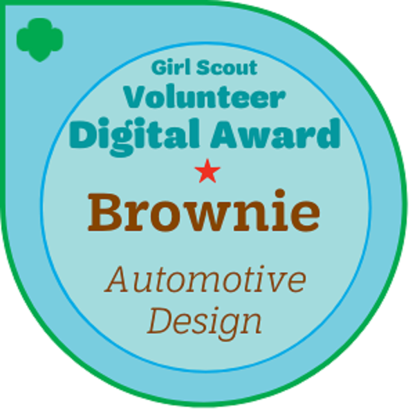 GS STEM Volunteer Brownie AE 1 Automotive Design Credly
