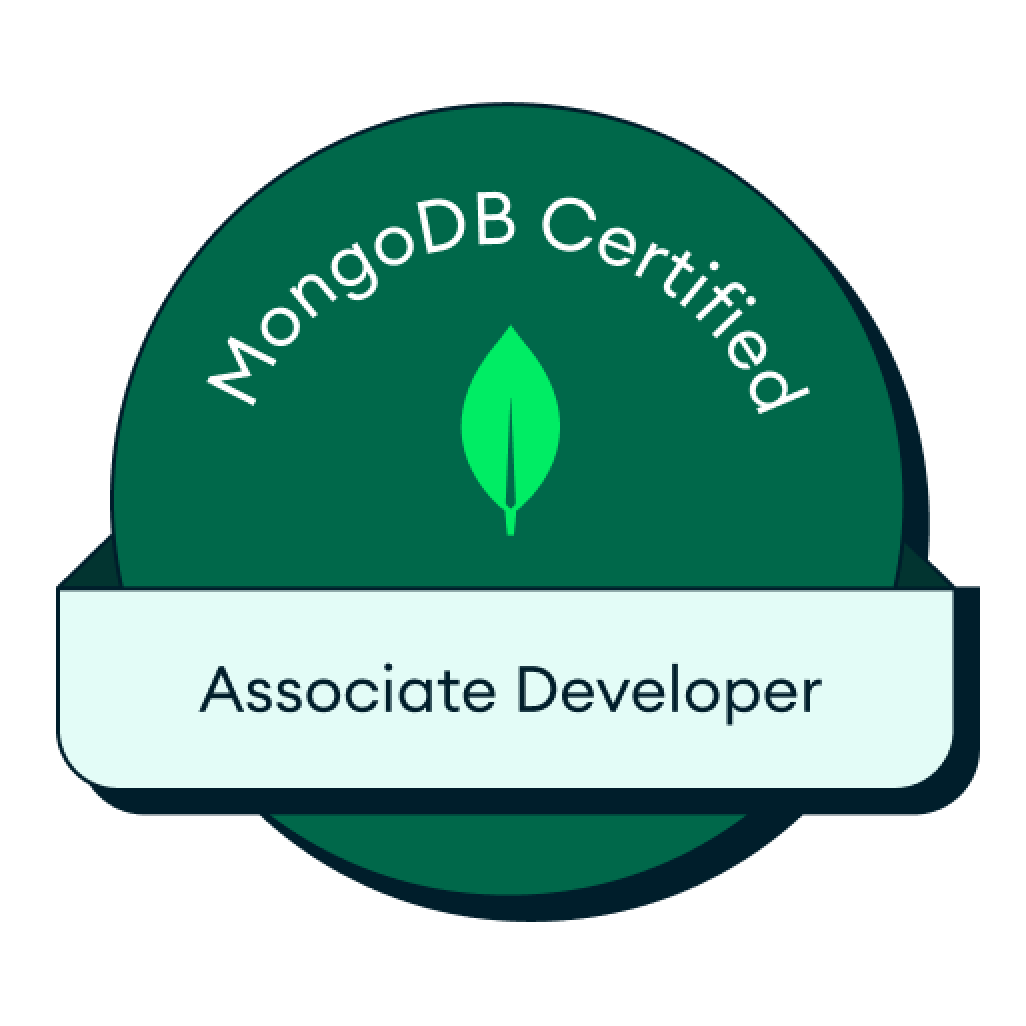 MongoDB Associate Developer badge