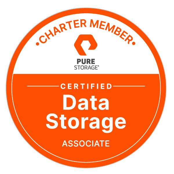 Pure Certified Data Storage Associate Charter Member Credly Pure Certified Data Storage Associate Charter Member Credly