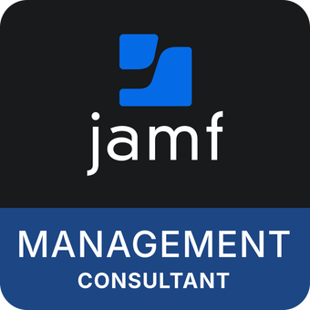 Jamf 顧問與安全 Management Consultant 認證徽章