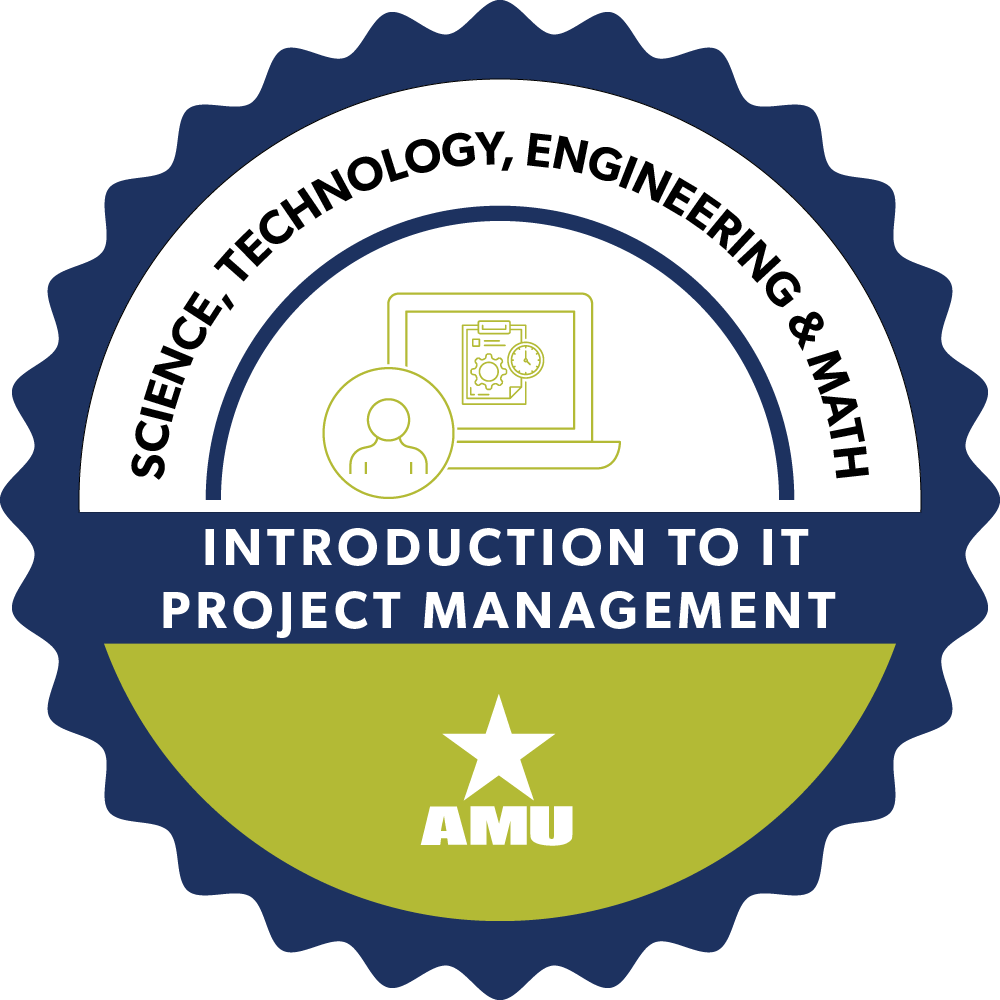 AMU Undergraduate NanoCert® Introduction to IT Project Management Credly