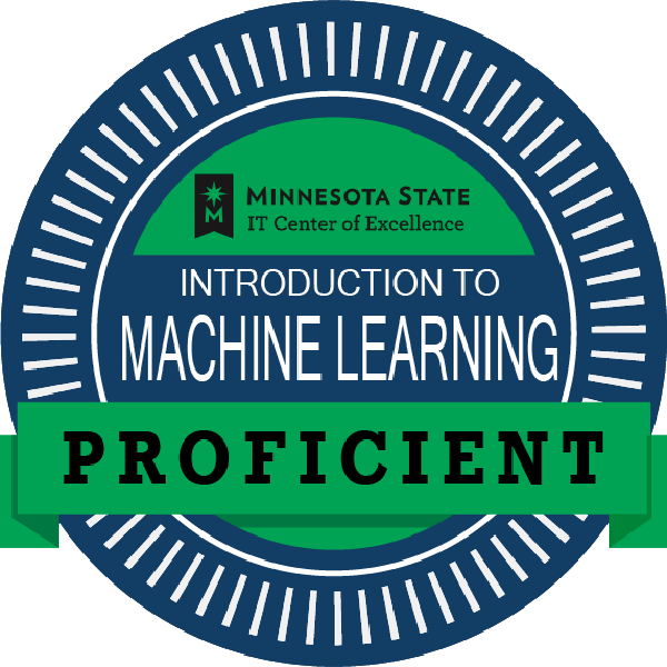 Introduction to Machine Learning Badges & Certificate - Credly