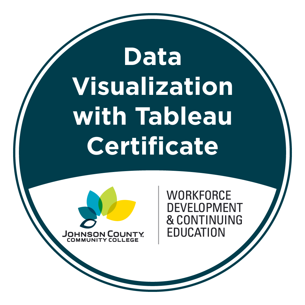 Data Visualization with Tableau Certificate - Credly