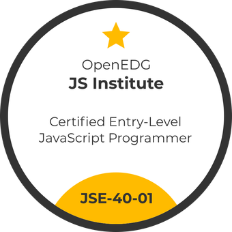 Javascript [JSE-40-01] — Javascript Istitute