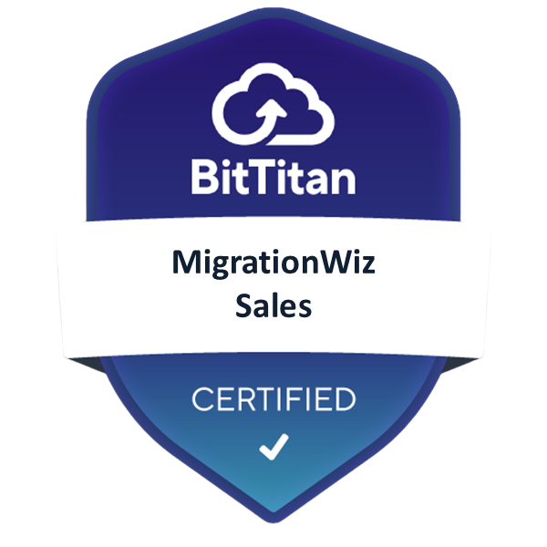 MigrationWiz for Sales - Product Expert badge