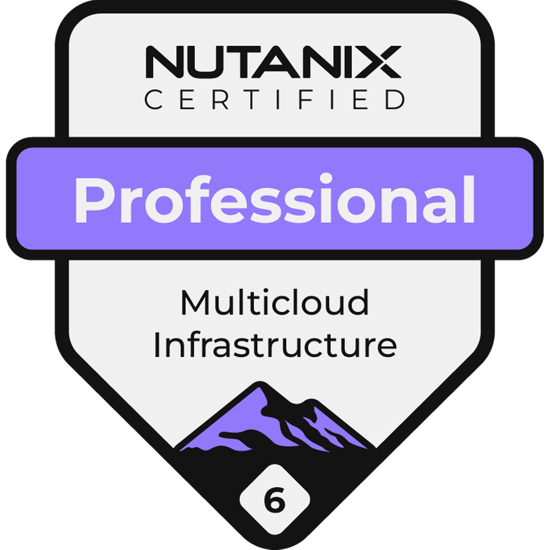 Badge : Nutanix NCP - Multicloud Infrastructure 6
