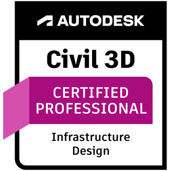 Autodesk Certified Professional in Civil 3D for Infrastructure Design